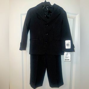 3T Two Piece Pinstripe Toddler Suit